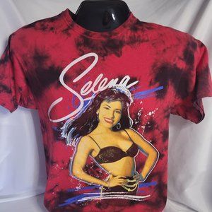 Selena Red Tie Dye T-shirt (Size S/CH)